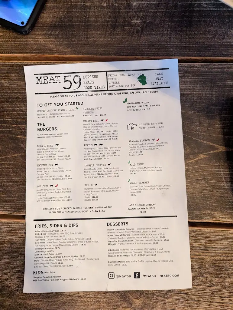 Menu_MEAT59 Torquay_Cockington_image_3