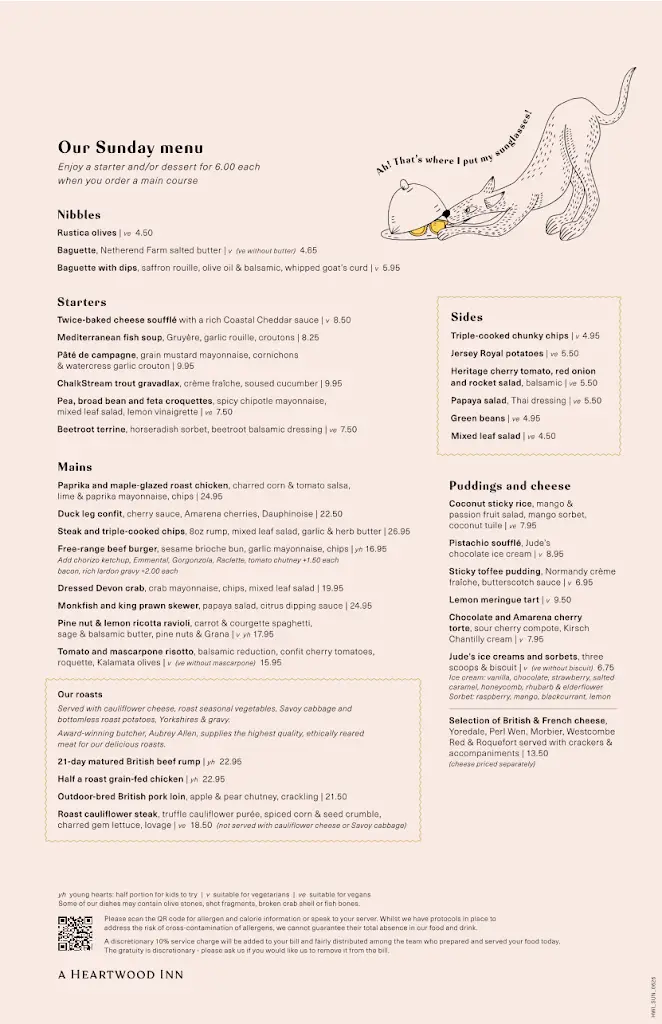 Menu_The Cricketers_Cobham_image_1