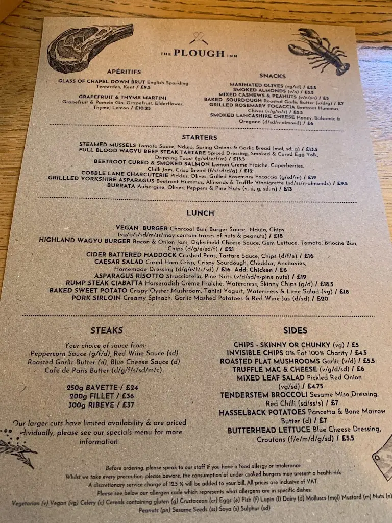 Menu_The Plough Inn_Cobham_image_3