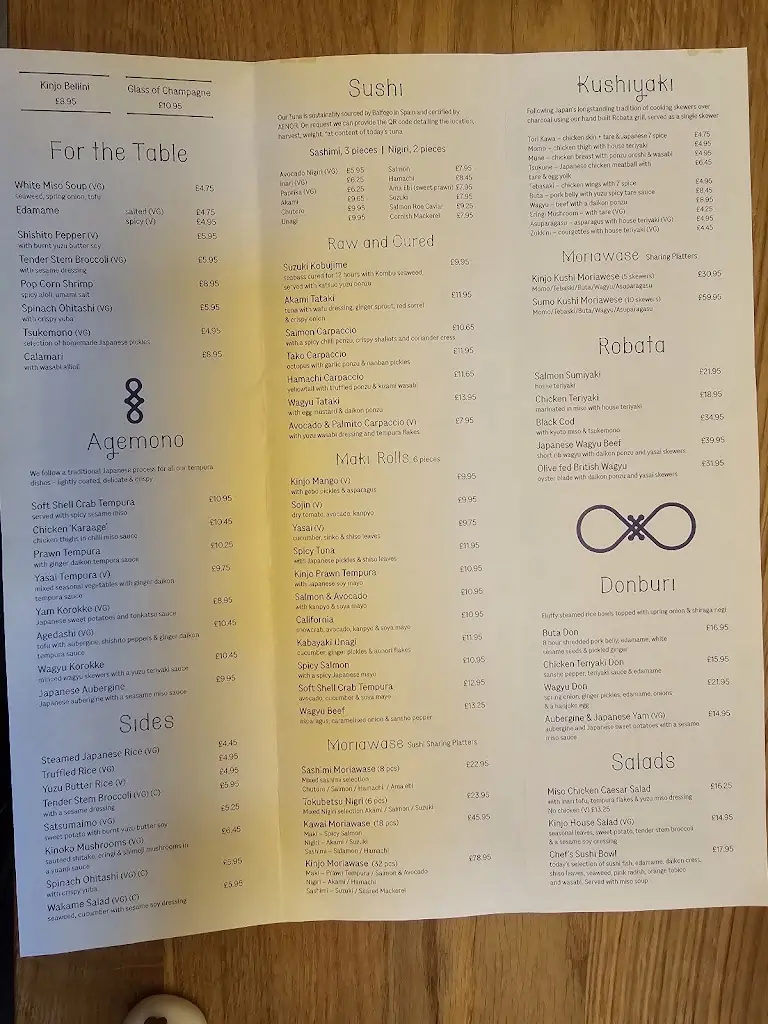 Menu_Kinjo - Japanese Restaurant, Bar & Grill_Cobham_image_2