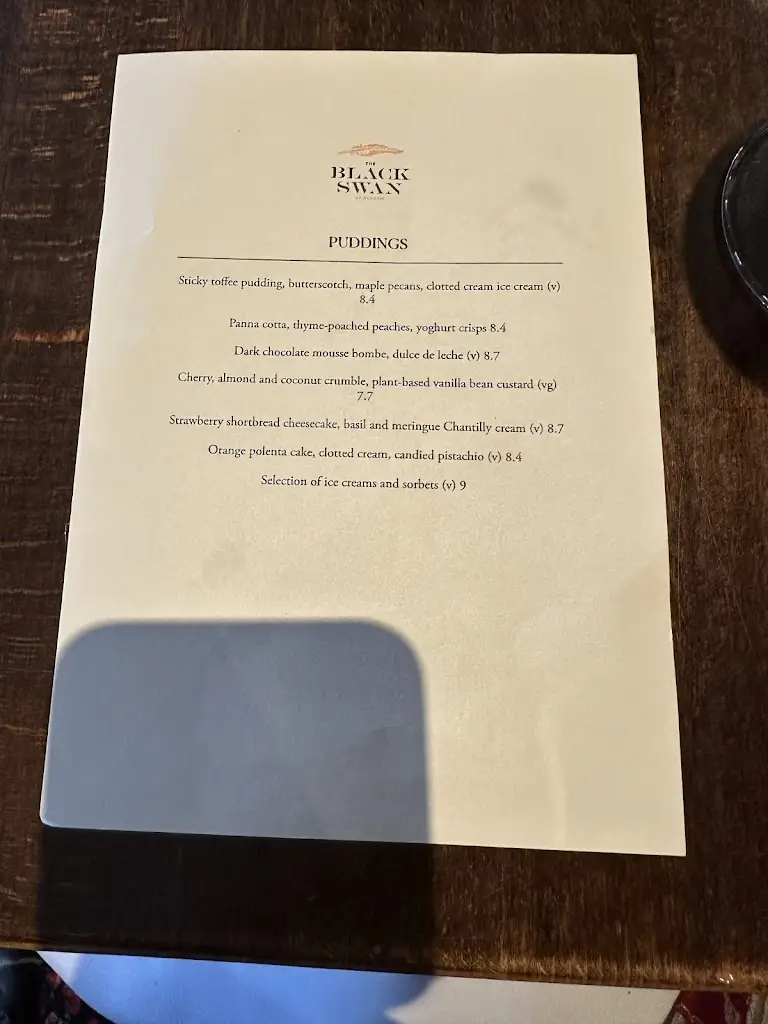 Menu_The Black Swan_Cobham_image_3