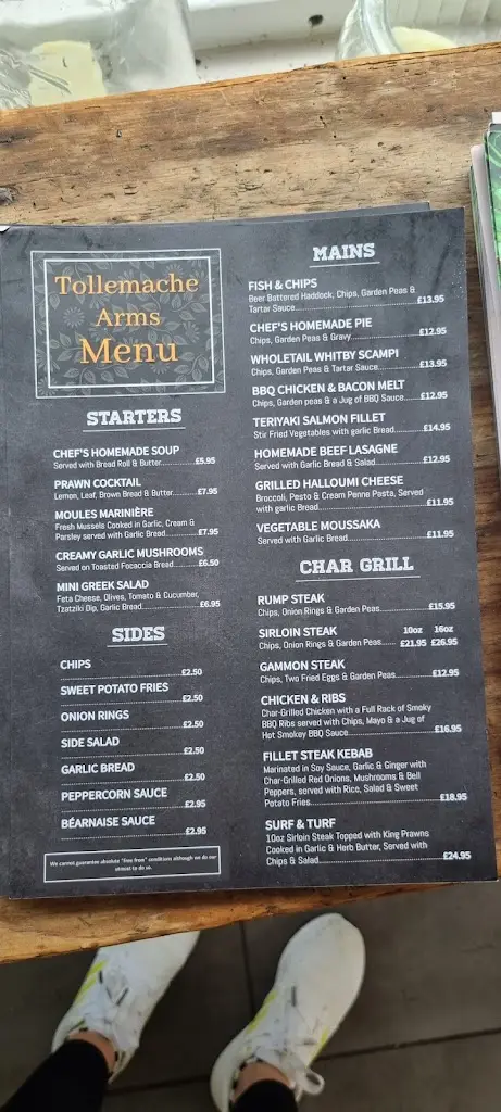 Menu_TOLLEMACHE ARMS_Colsterworth_image_1