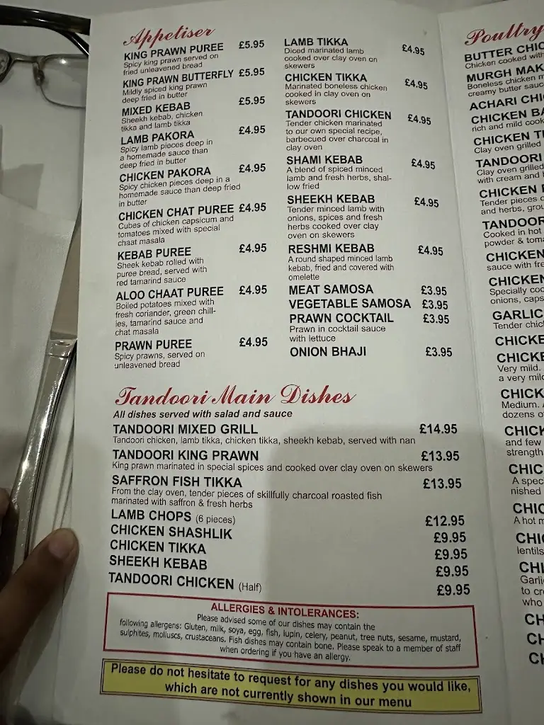 Menu_The Taj Mahal_Colnbrook_image_1
