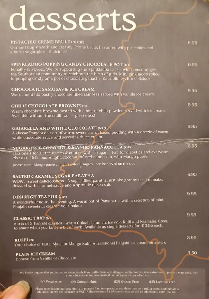 Menu_Panjab Restaurant Ltd_Colnbrook_image_1