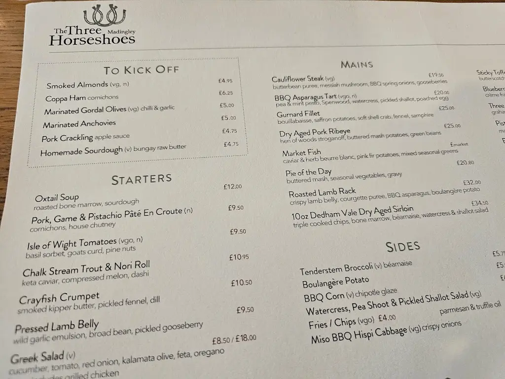 Menu_The Three Horseshoes_Comberton_image_4