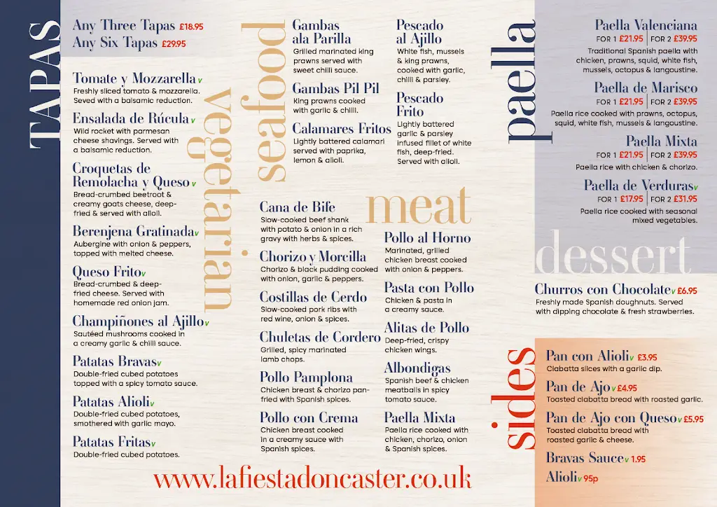 Menu_La Fiesta_Armthorpe_image_3