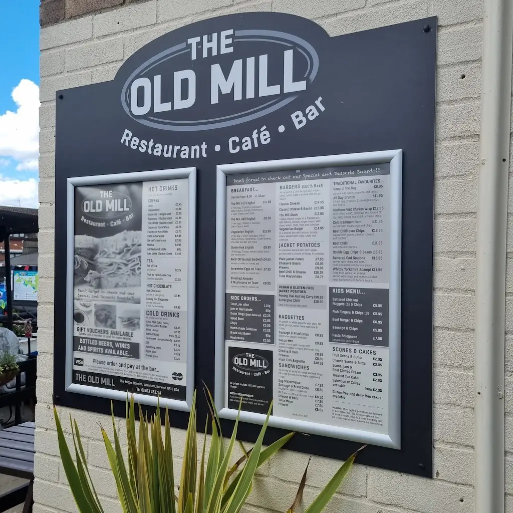 Menu_The Old Mill Restaurant & Cafe_Coltishall_immagine_3