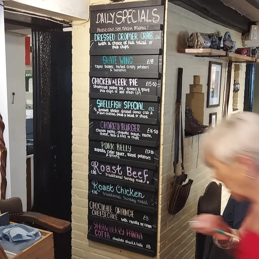 Menu_The White Horse Crostwick_Coltishall_image_1