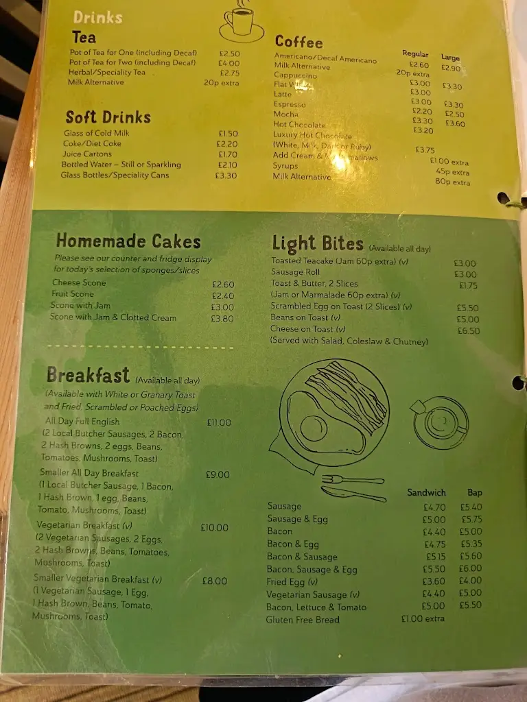 Menu_A Piece Of Cake_Coltishall_image_1