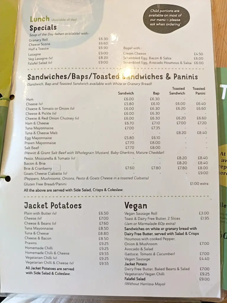 Menu_A Piece Of Cake_Coltishall_image_2