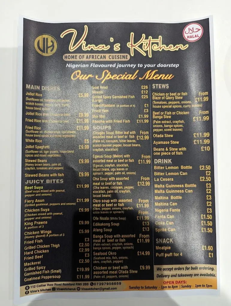 Menu_Vina's Kitchen_Collier Row_image_2