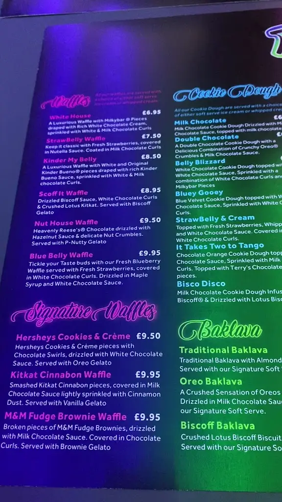 Menu_The Belly_Collier Row_image_1