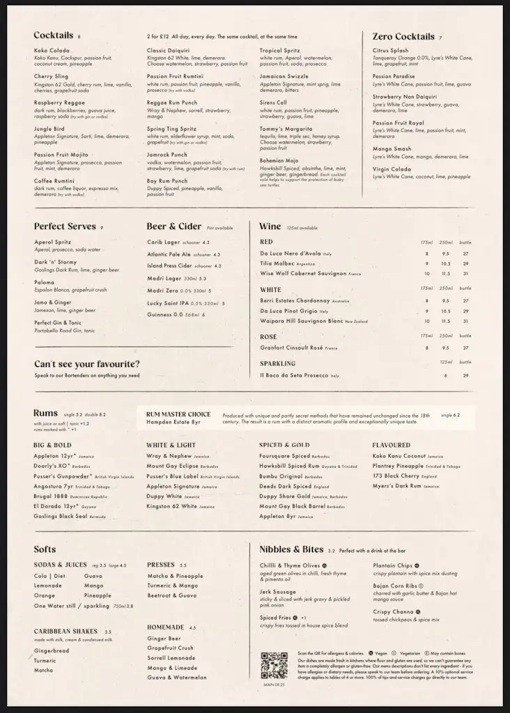 Menu_Turtle Bay Romford_Collier Row_image_2