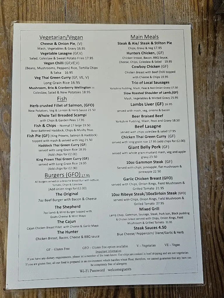 Menu_Black Lane Ends Tavern_Colne_image_2