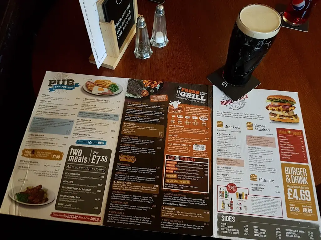 Menu_The Morris Dancers_Colne_image_1