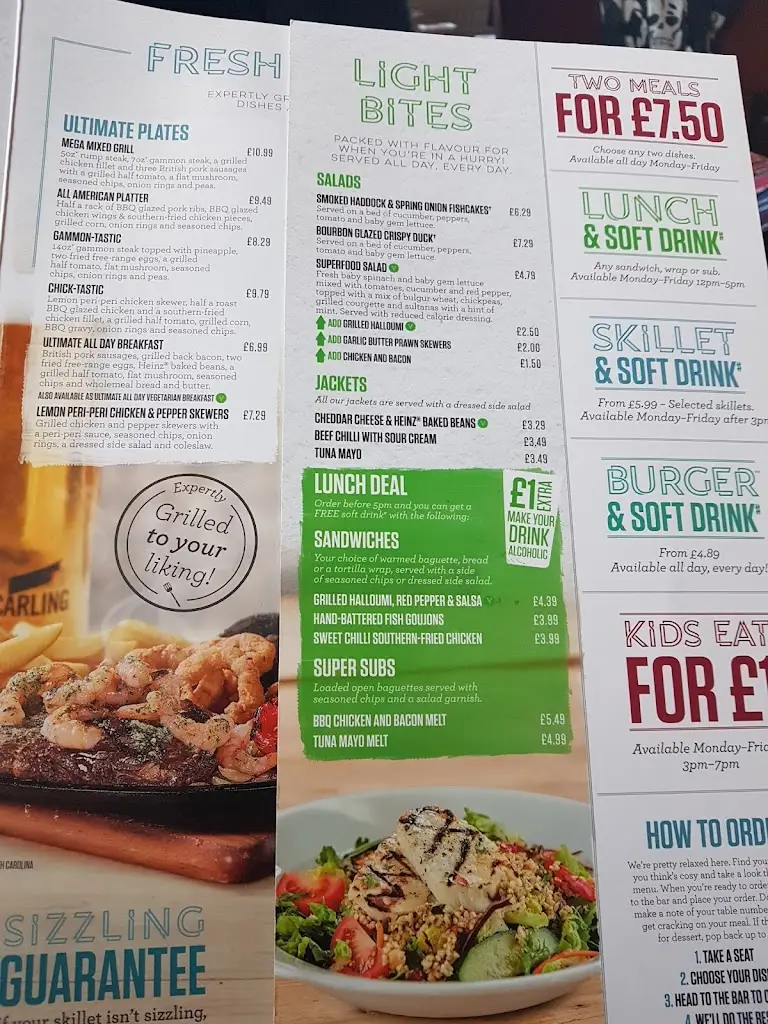 Menu_The Morris Dancers_Colne_image_2