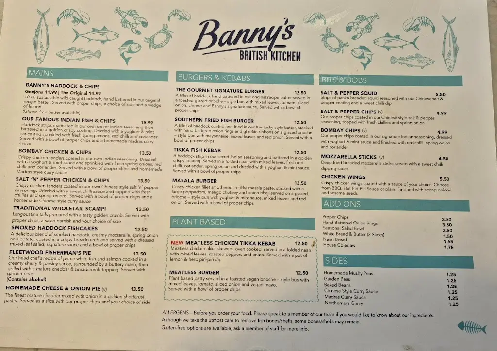 Menu_Banny’s British Kitchen_Colne_image_1