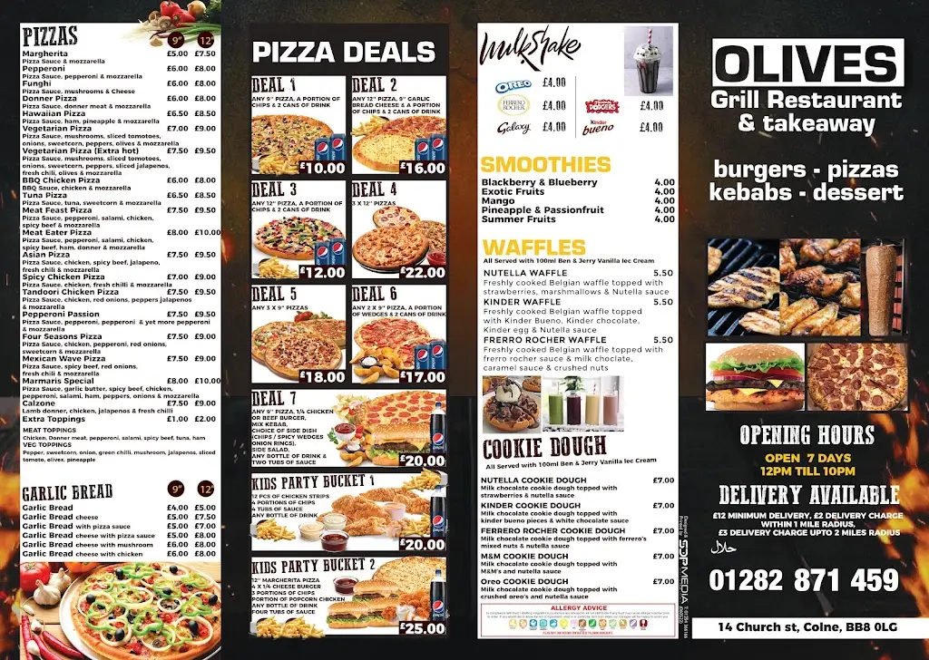 Menu_Olives Bistro & Mediterrannean_Colne_image_2