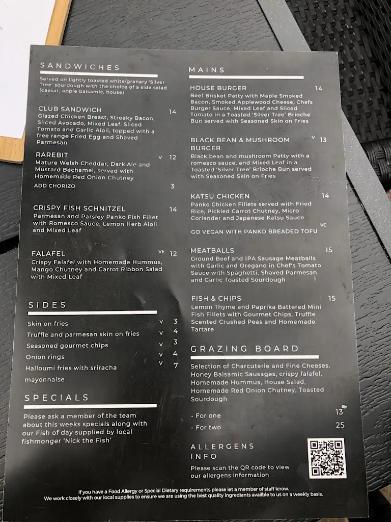 Menu_WHITES AT OAKEDGE_Colwich_image_1