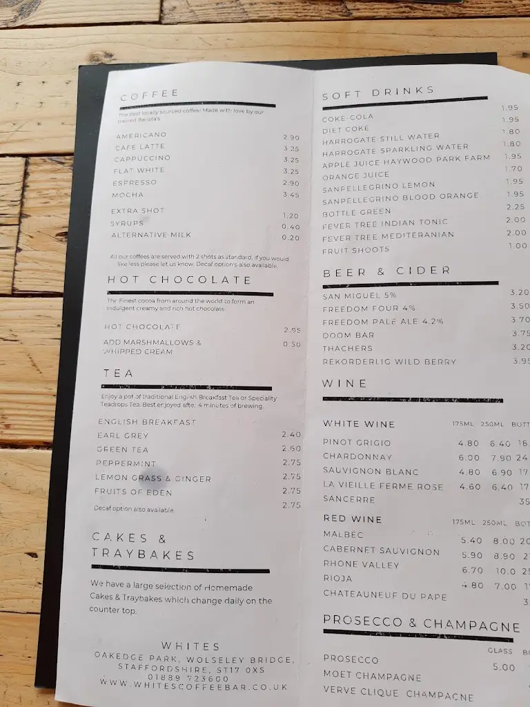 Menu_WHITES AT OAKEDGE_Colwich_image_2