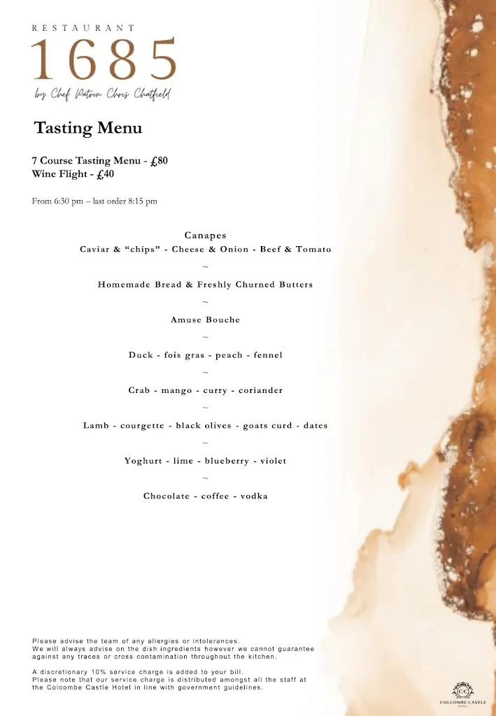 Menu_Restaurant 1685_Colyton_image_2