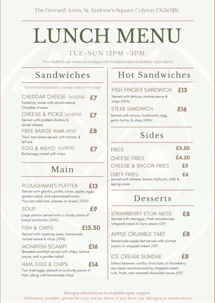 Menu_The Gerrard Arms_Colyton_image_1