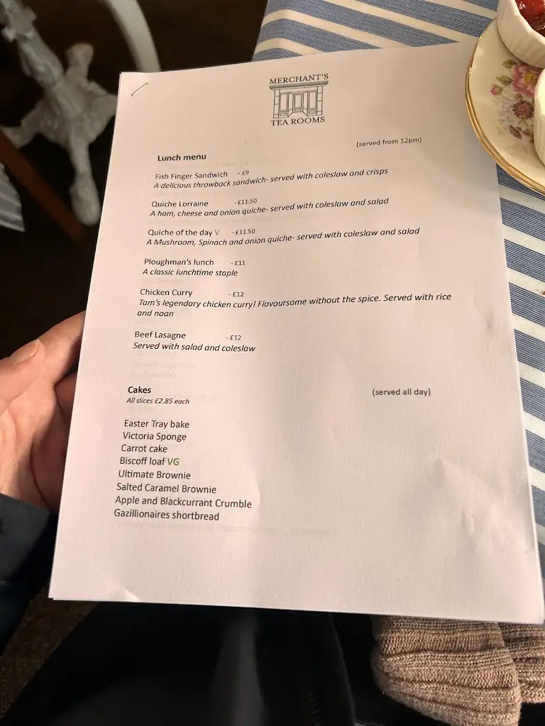 Menu_Merchant's Tea Rooms_Colyton_immagine_3