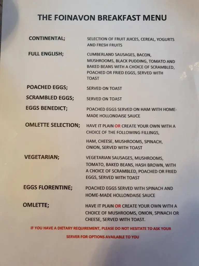 Menu_The Swan at Compton_Compton_image_1