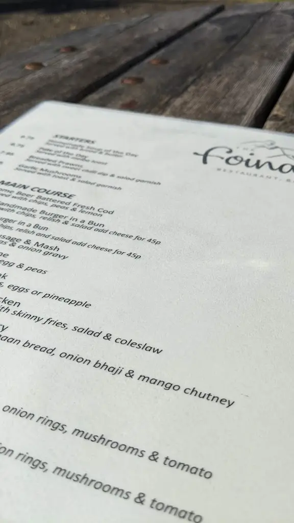 Menu_The Swan at Compton_Compton_image_4