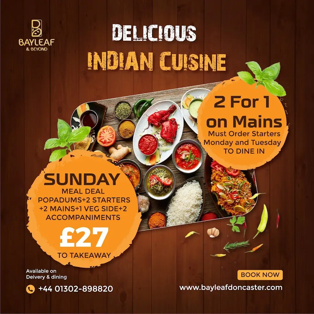 Menu_Bayleaf & Beyond Indian Restaurant_Armthorpe_image_3