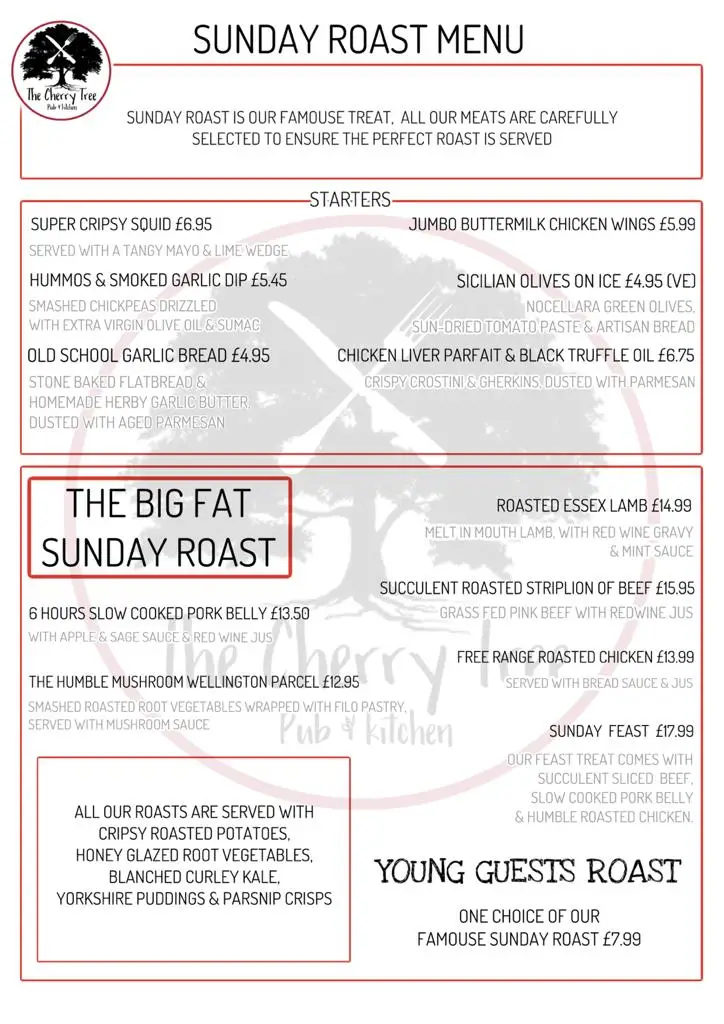 Menu_The Cherry Tree_Copthorne_image_2