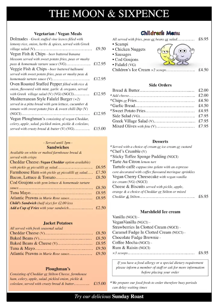 Menu_The Moon & Sixpence_Clevedon_image_2