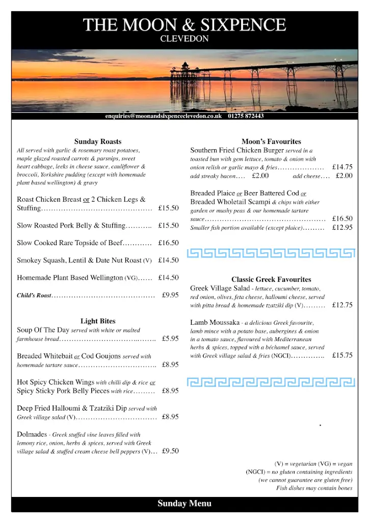 Menu_The Moon & Sixpence_Clevedon_image_3