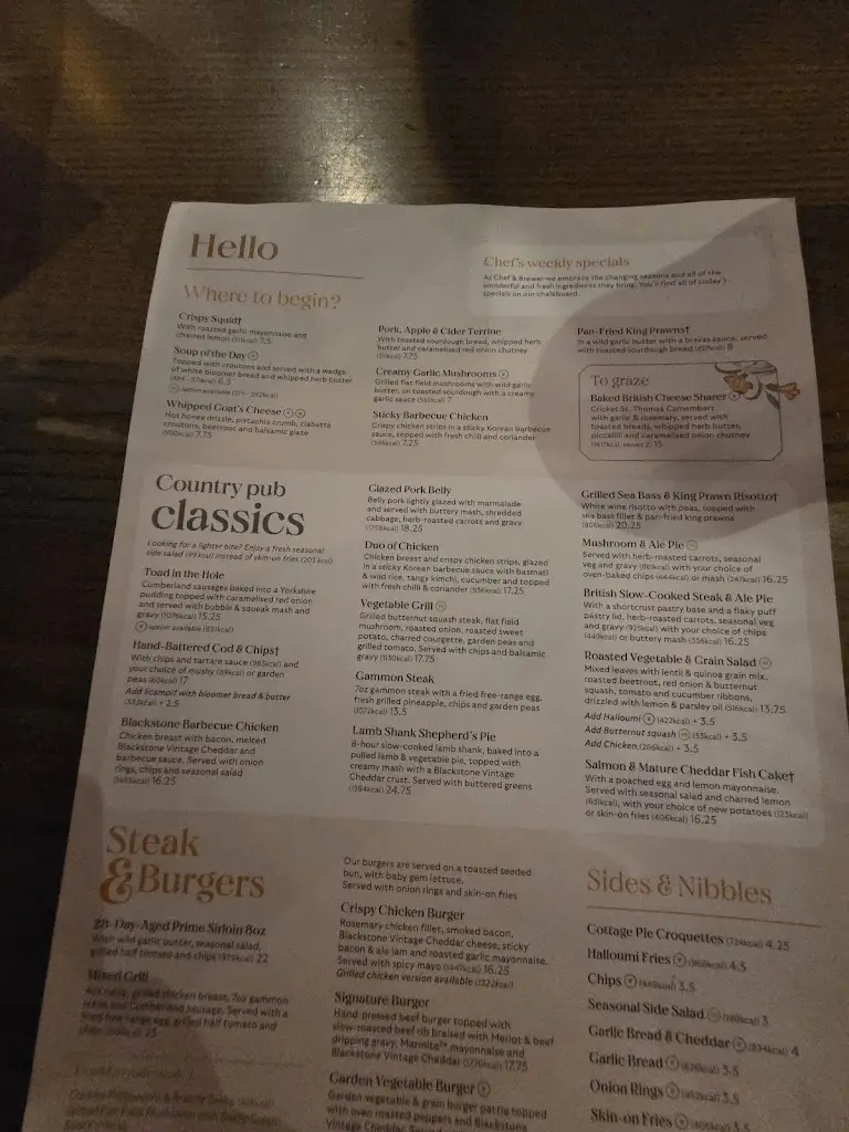 Menu_Little Harp Inn_Clevedon_image_1