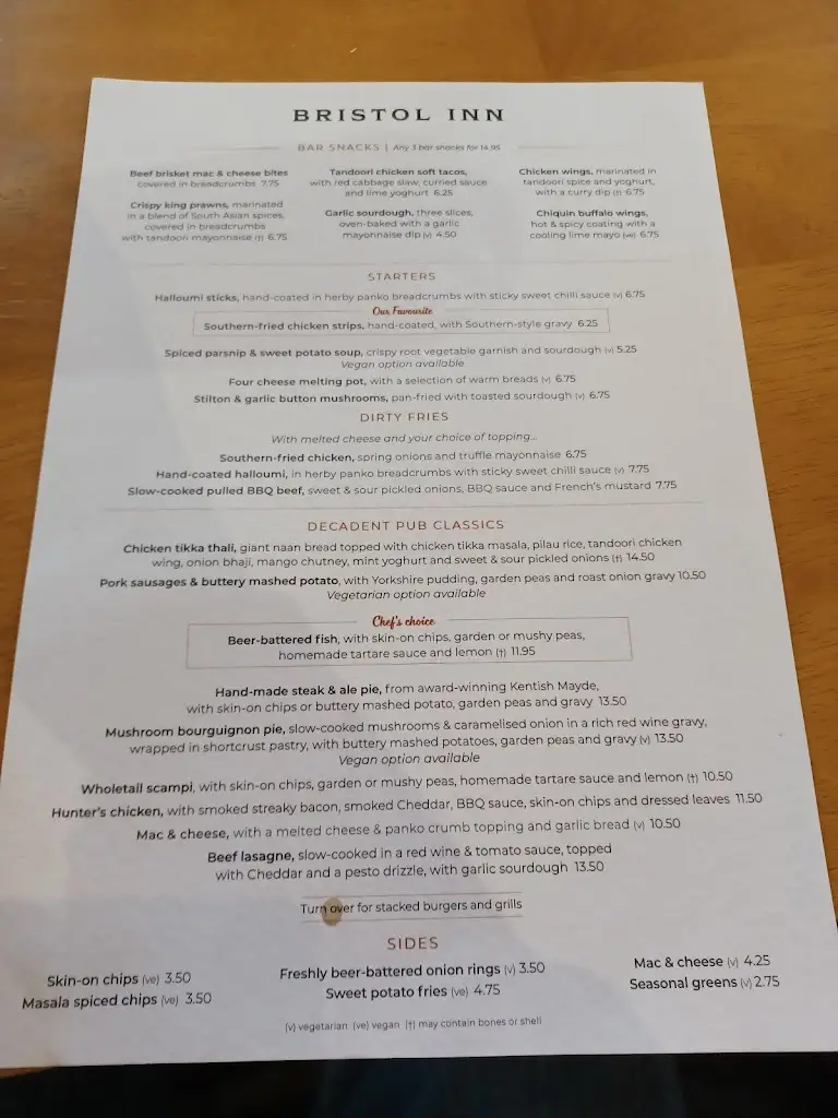 Bristol Inn Restaurant in Clevedon