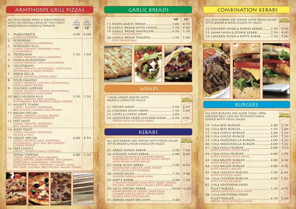 Menu_Armthorpe Grill_Armthorpe_imagen_2