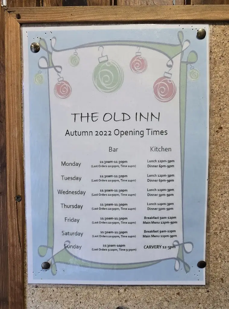 Menu_The Old Inn Pub Clevedon_Clevedon_image_1
