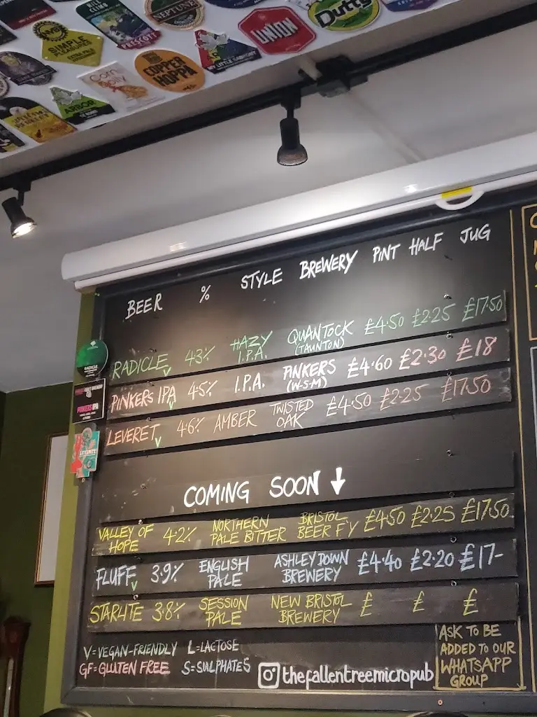 Menu_The Fallen Tree Micropub_Clevedon_image_2
