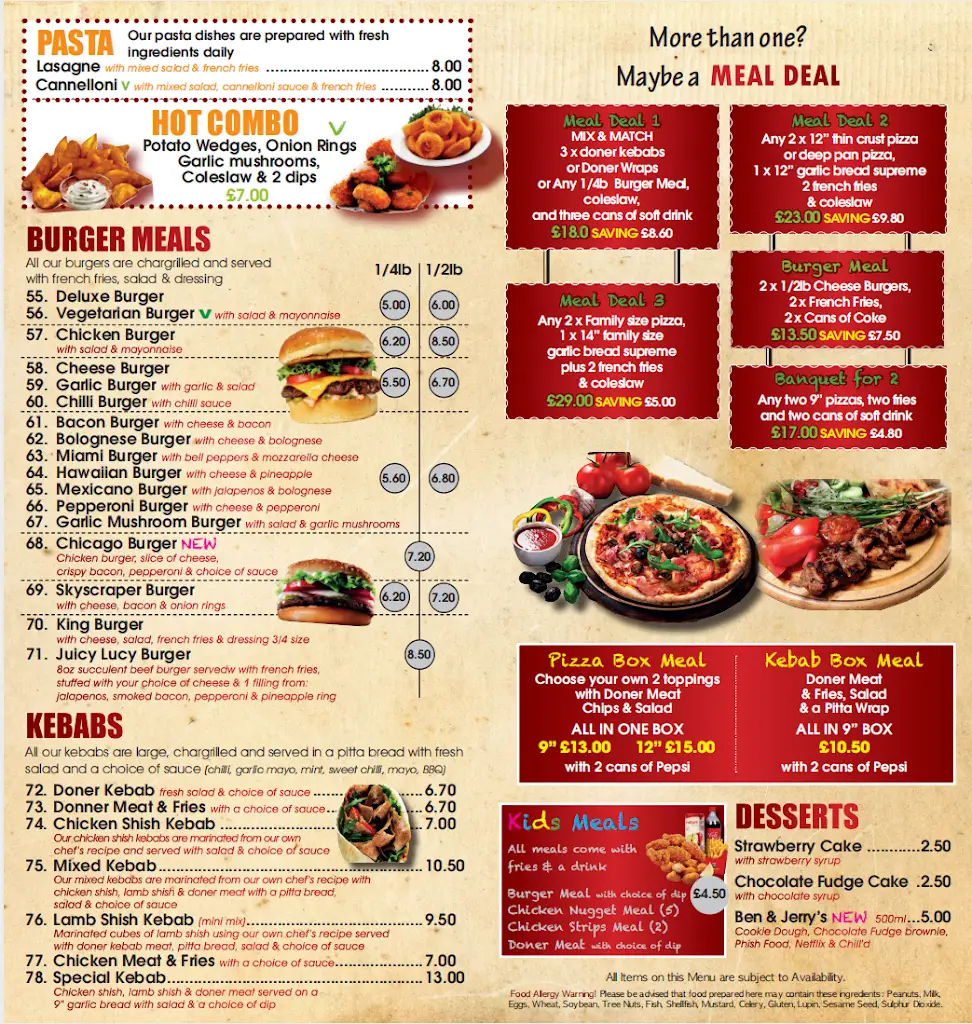 Menu_Florentinos Pizza_Armthorpe_image_1
