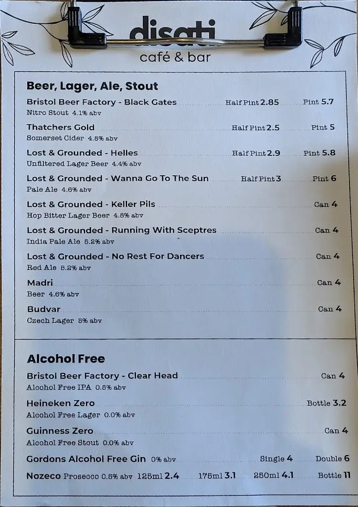 Menu_Disati Café and Bar_Clevedon_image_3