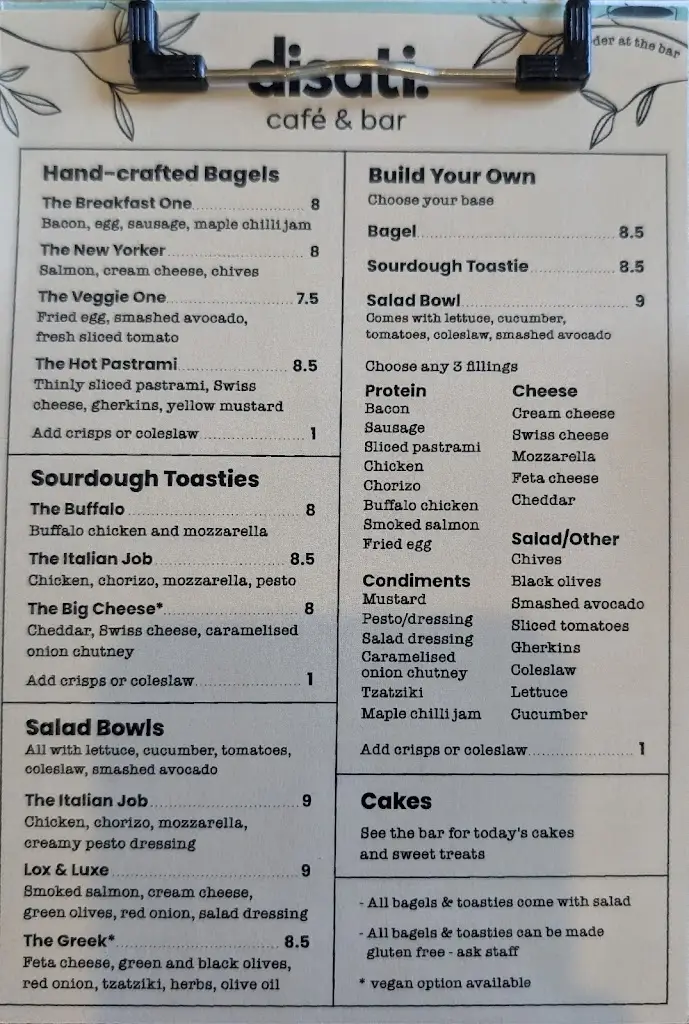 Steve Birbeck_Disati Café and Bar_Clevedon_review