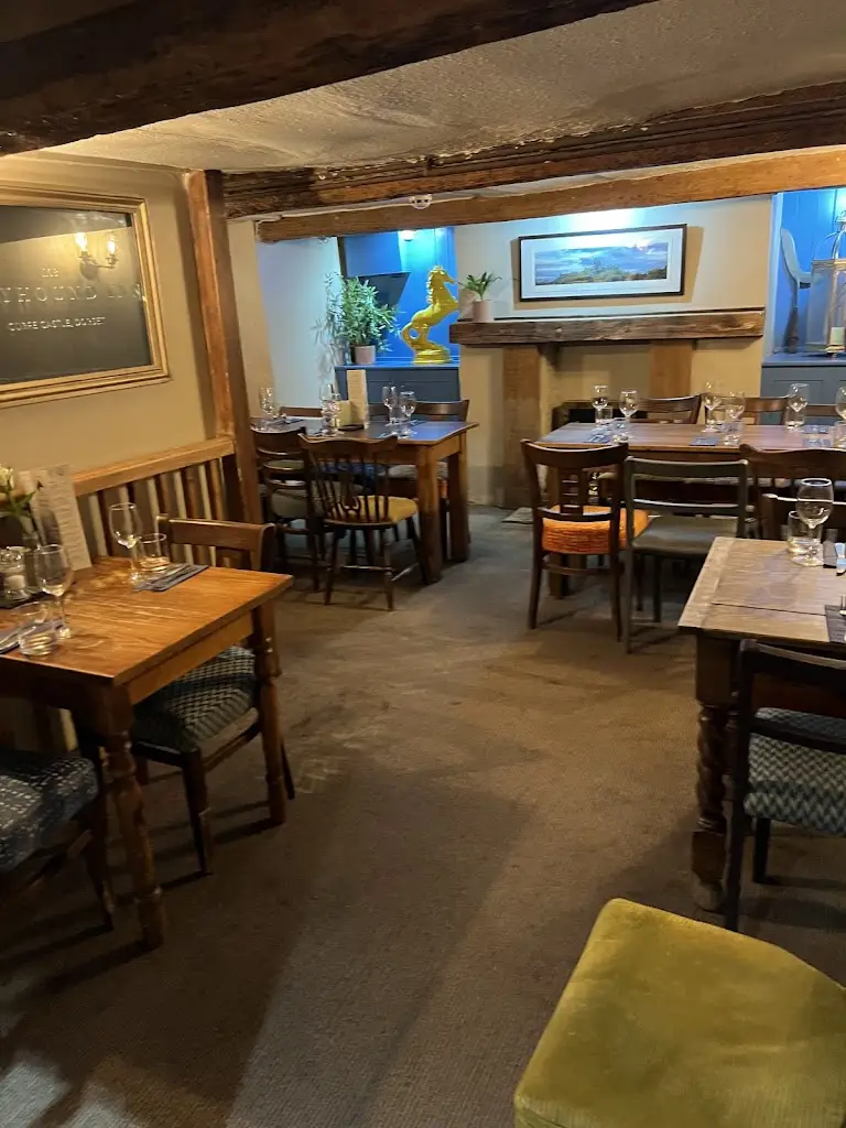 The Greyhound Inn restaurant in Corfe Castle