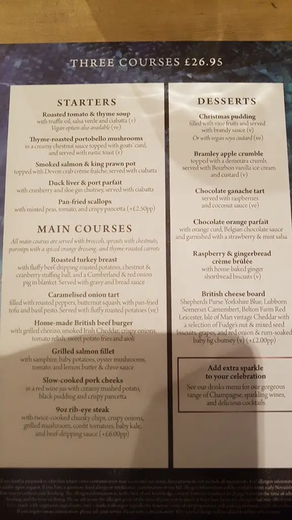 Menu_Kings Arms Cookham_Cookham_immagine_4