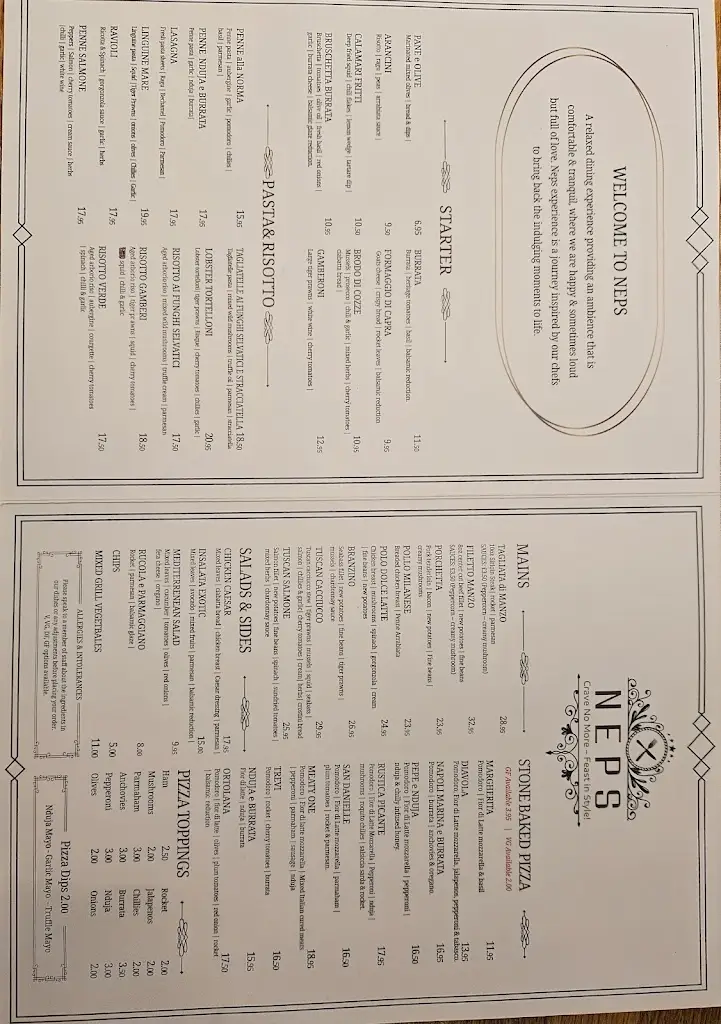 Menu_Neps Italian Restaurant_Cookham_image_1