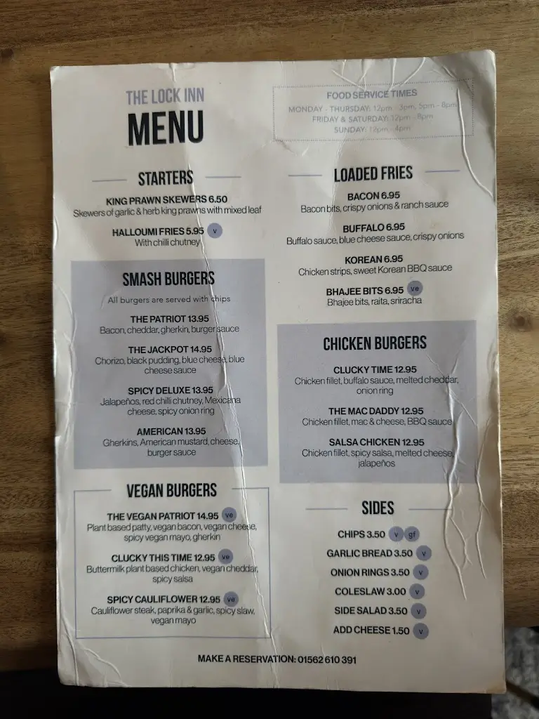 Menu_The Lock Inn and Old Smithy Tearoom_Cookley_image_2