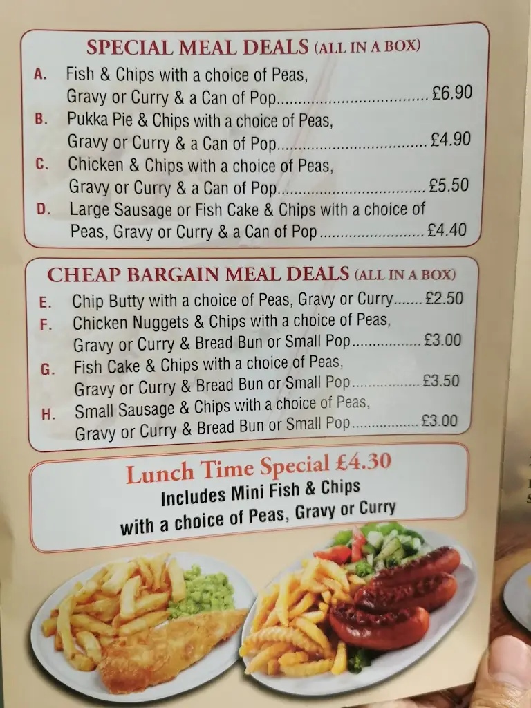 Menu_Robert's Golden Cod_Armthorpe_image_1