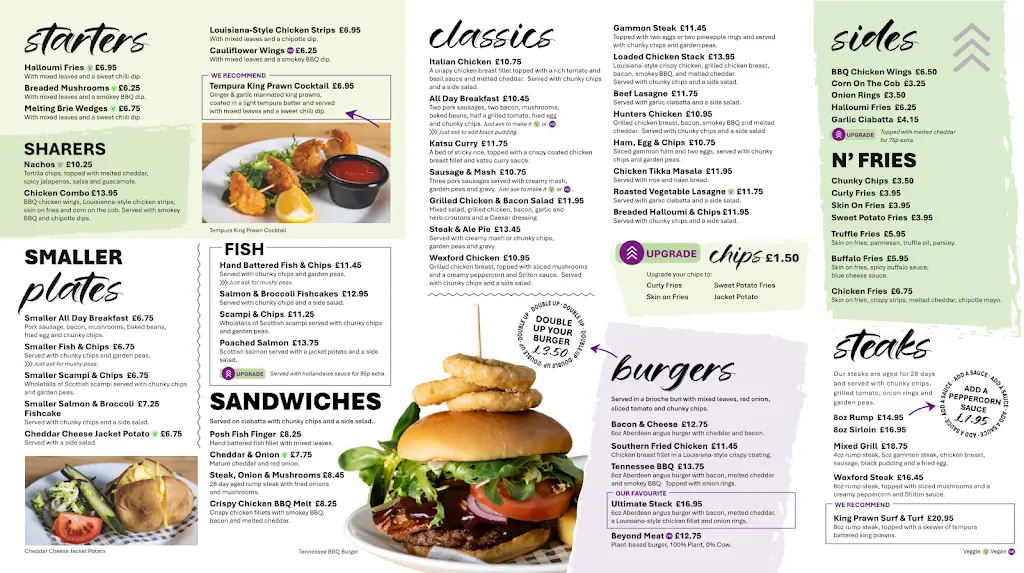 Menu_The Old House At Home_Cookley_image_1