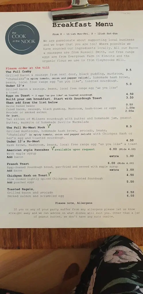 Menu_The Cook in The Nook_Cosby_immagine_3