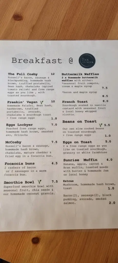 Menu_The Cook in The Nook_Cosby_immagine_4