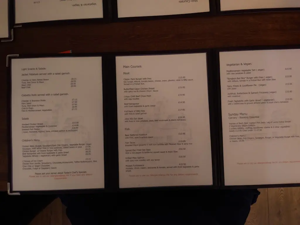 Menu_Pack o' Cards Inn_Combe Martin_image_1